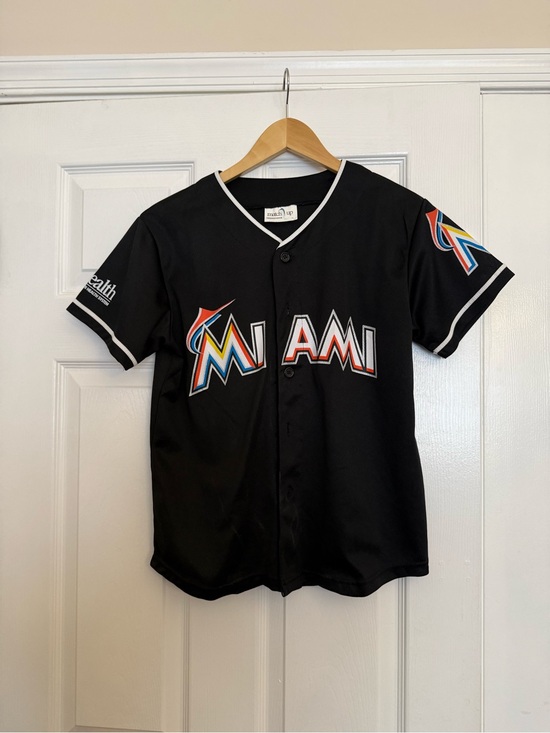 Other - Miami Kids Black Baseball Jersey